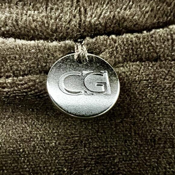 Cable & Gauge Sport Women Size S Brown Velour Lounge Shirt Athleisure Travel - Picture 8 of 11